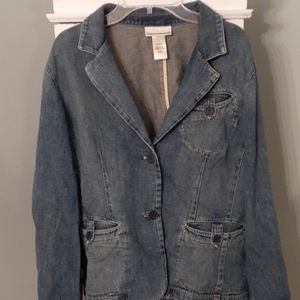 Jones New York Jackets & Coats | Red Leather Jacket | Poshmark